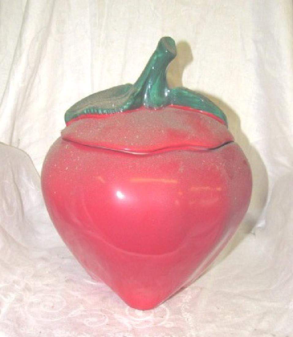 Large McCoy Apple Cookie Jar (1 of 4)