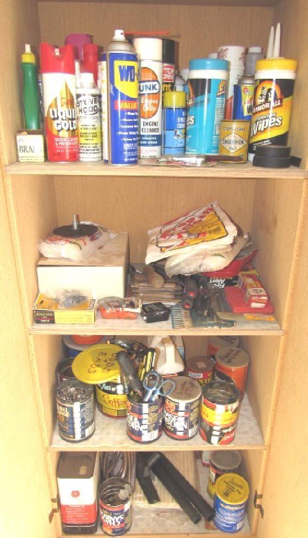 Cabinet Contents Tools Hardware & misc (1 of 6)