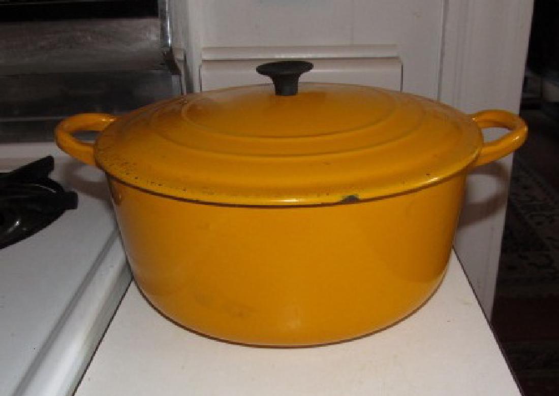 Le Creuscent Cast Iron Dutch Oven: Needs to be cleaned