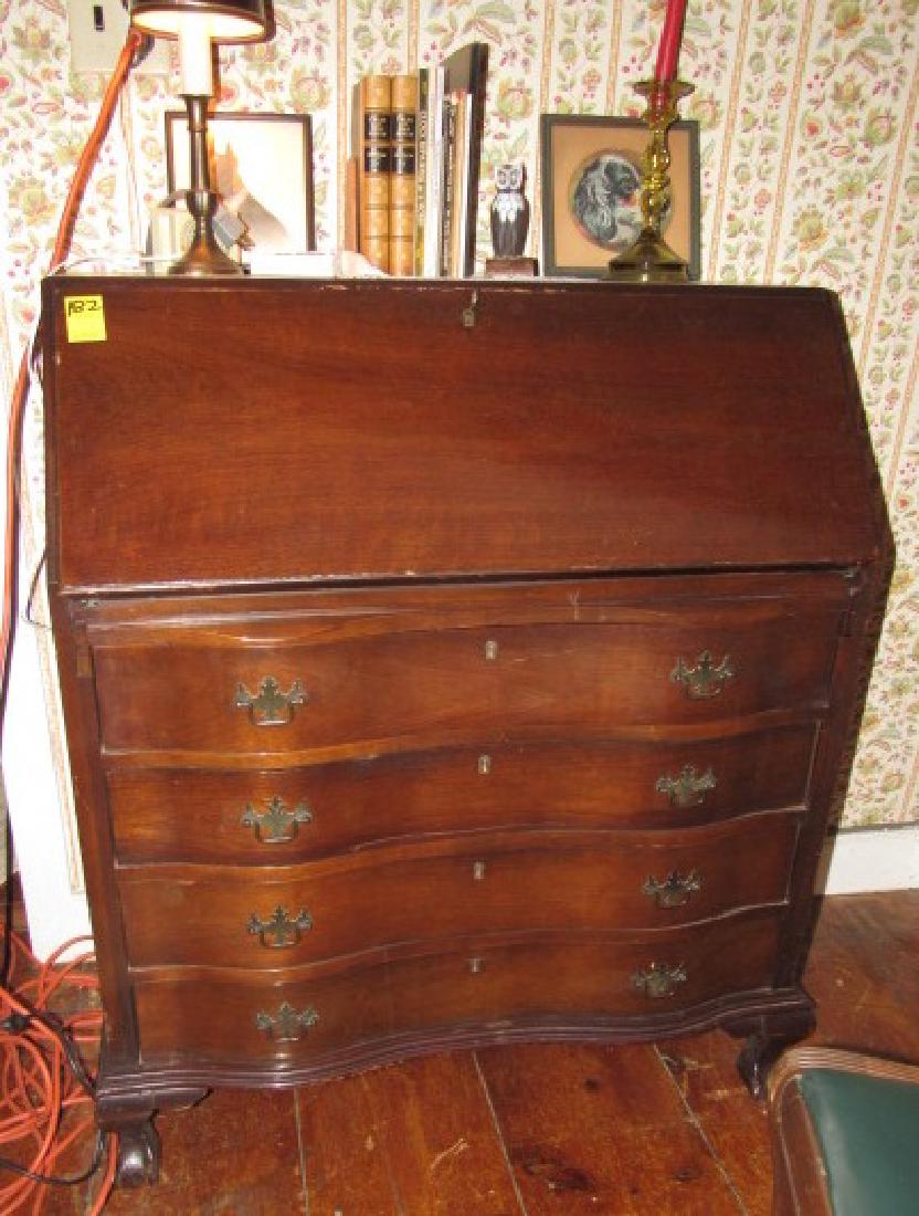 Slant Front Desk , Chair , & Contents (1 of 6)