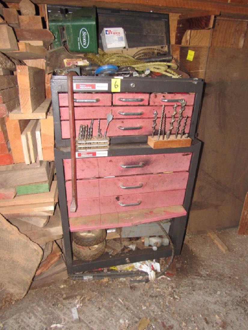 Master Mechanic Tool Box & Contents