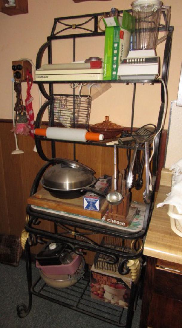 Contents of Bakers Rack (1 of 4)