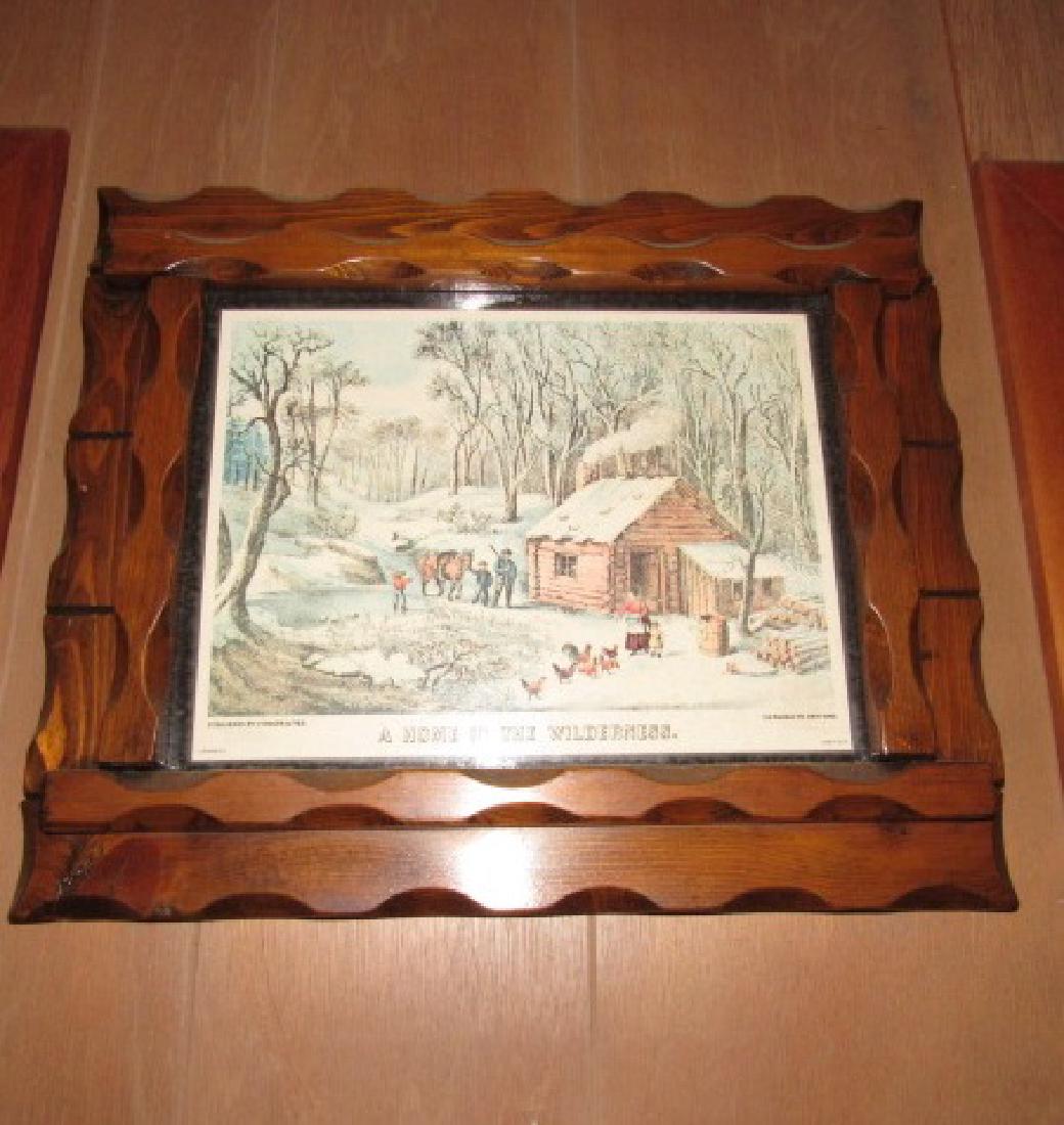 Mirror Shelf & Prints lot (1 of 6)