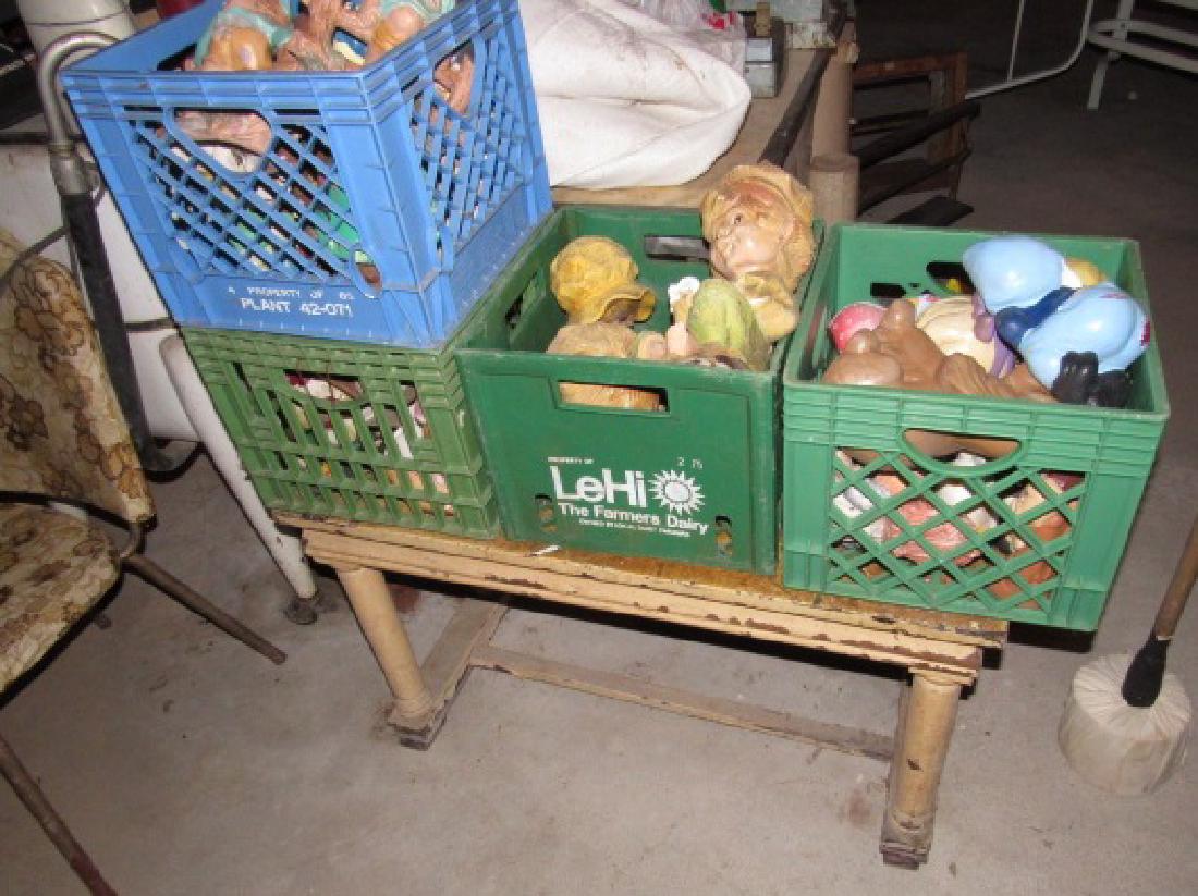 Bench & Outdoor Ornament Lot (1 of 4)