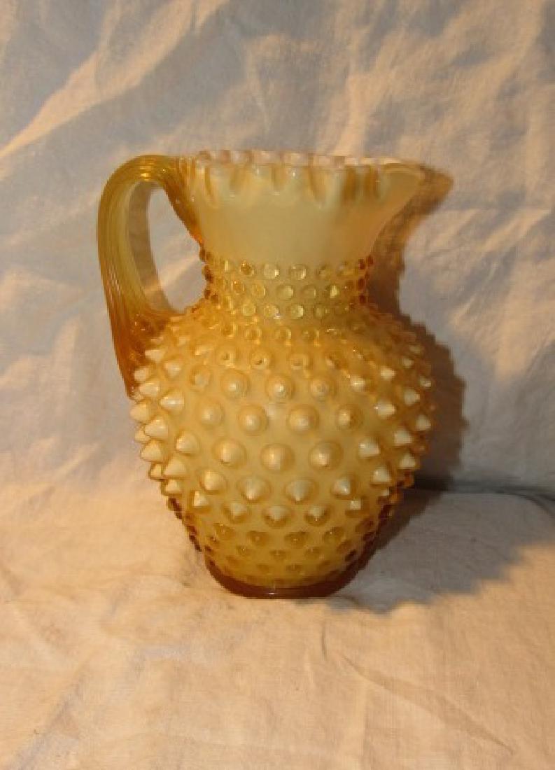 Fenton Hobnail Syrup Pitcher (1 of 4)