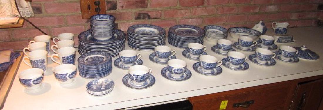 Set of Liberty Blue Dinnerware Set (1 of 10)