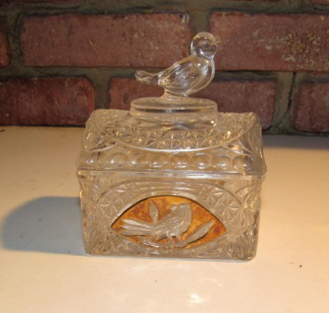 Hofbauer Bird Trinket Box: Approx. 2 3/4" x 4" x 5".