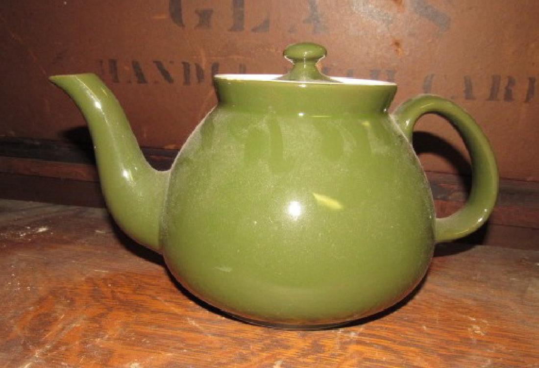 Hall China Green Stock Teapot (1 of 1)