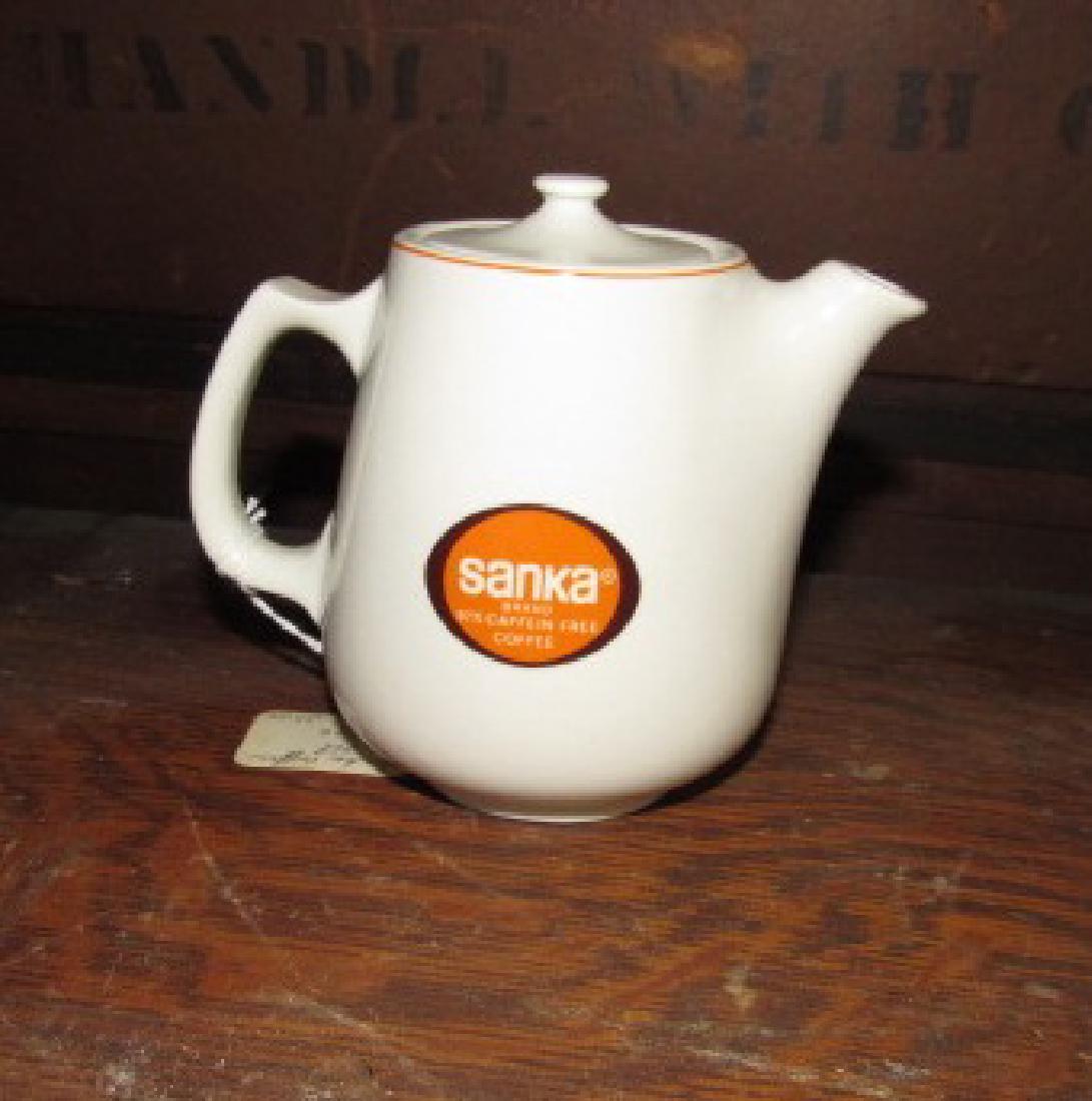 Hall China Sanka Coffee Teapot (1 of 2)