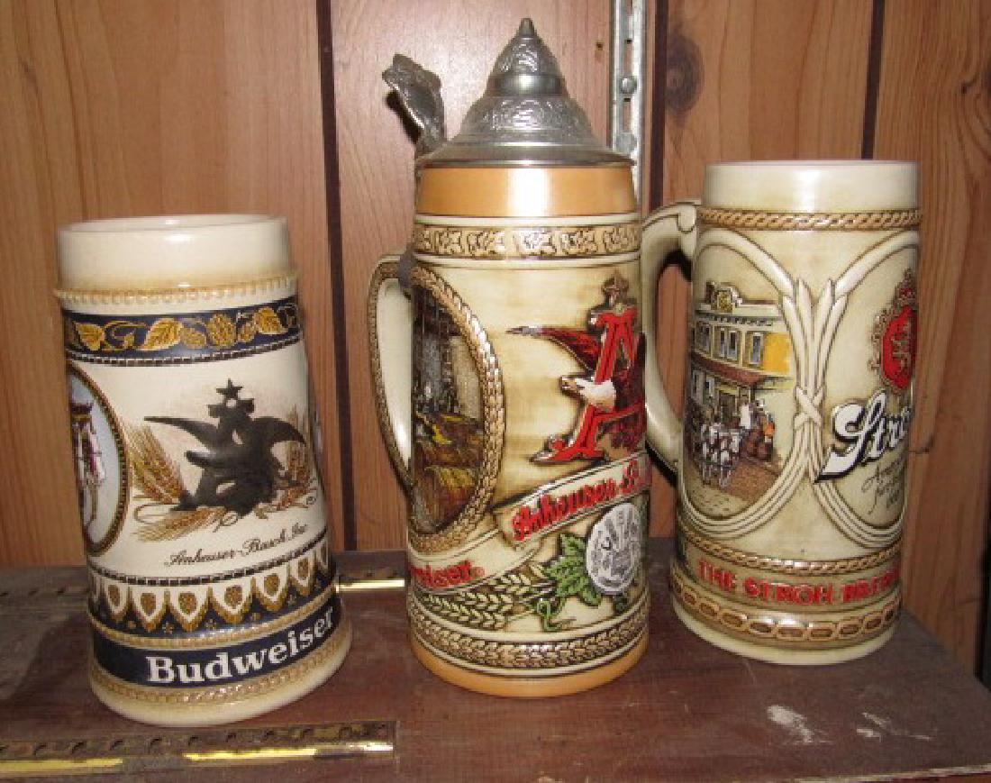 3 Budweiser Beer Steins (1 of 1)