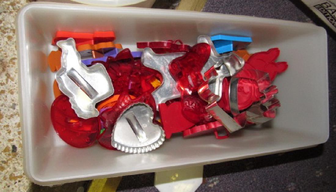 Cookie Cutters & Meat Grinder Lot: Cookie Cutters & Meat Grinder