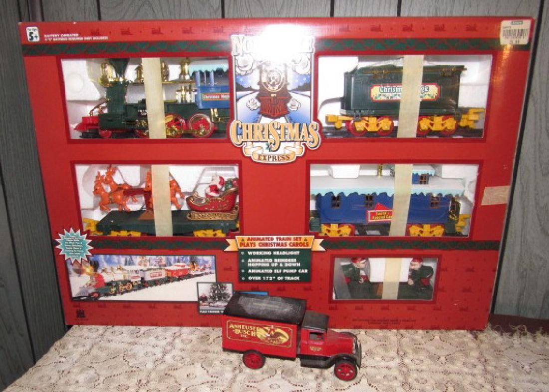 North Pole Christmas Train & Toy Truck (1 of 1)