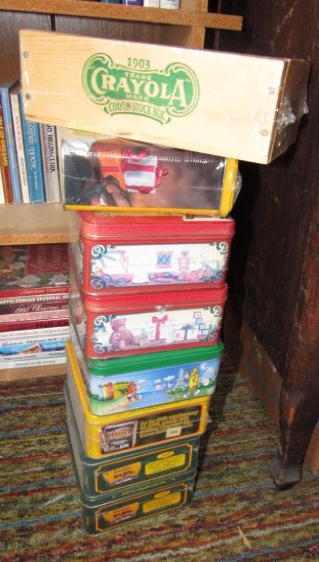 Crayola Crayon Tins Still Sealed (1 of 2)