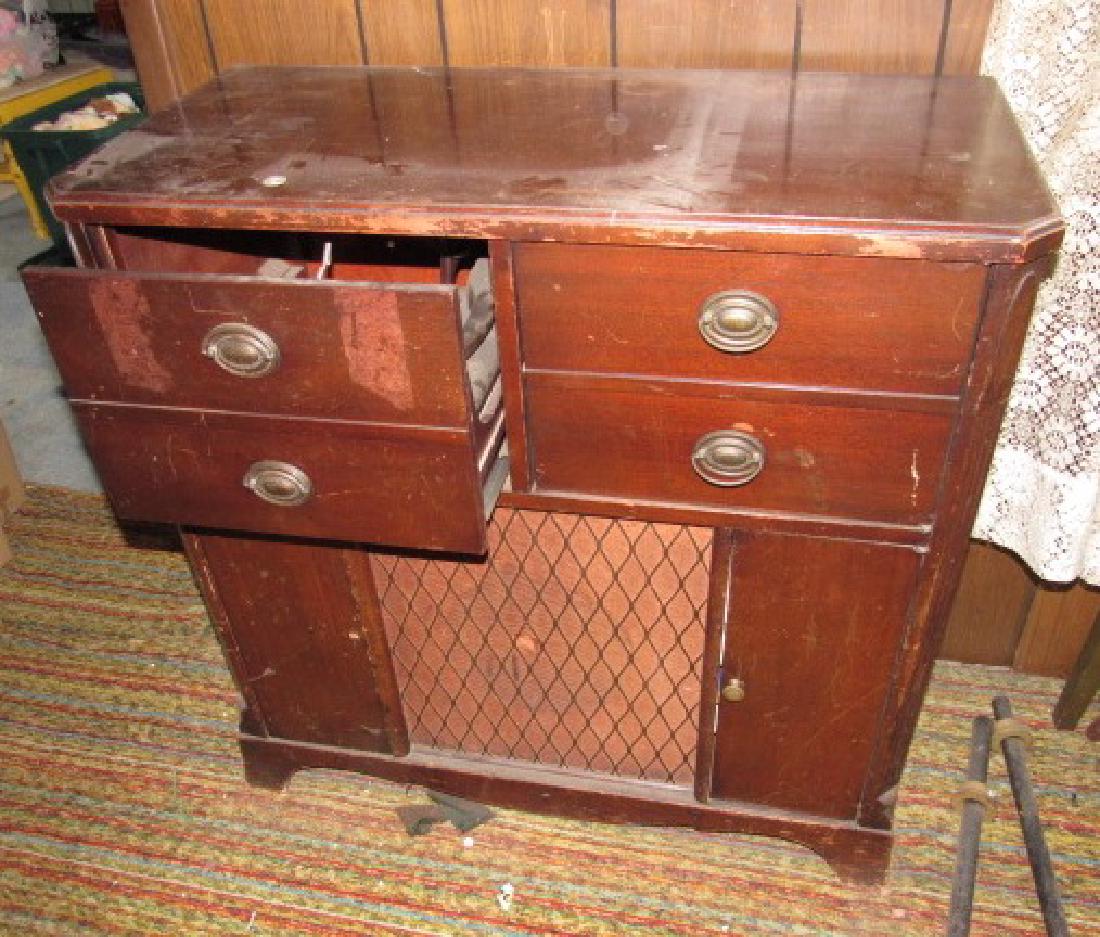 Firestone Radio Turntable w/ 8 Track Tapes (1 of 4)