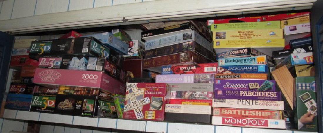 Large Lot of Board Games & Puzzles (1 of 5)