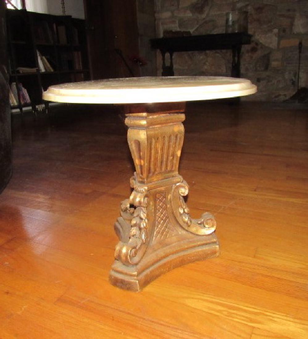 Marble Top Lamp Stand (1 of 3)