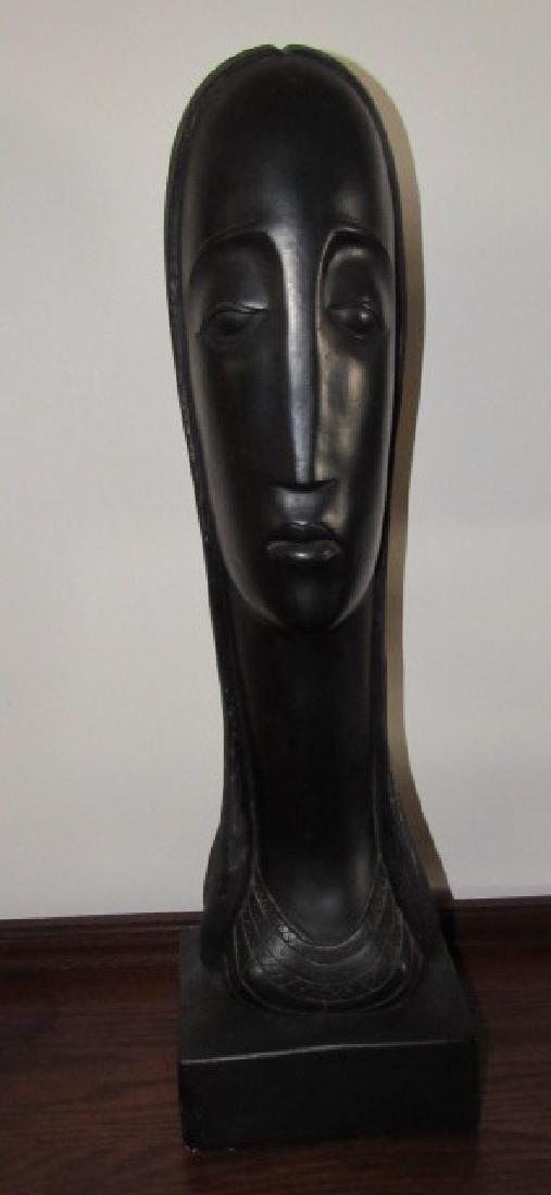 Plaster Bust: Approx. 26" tall