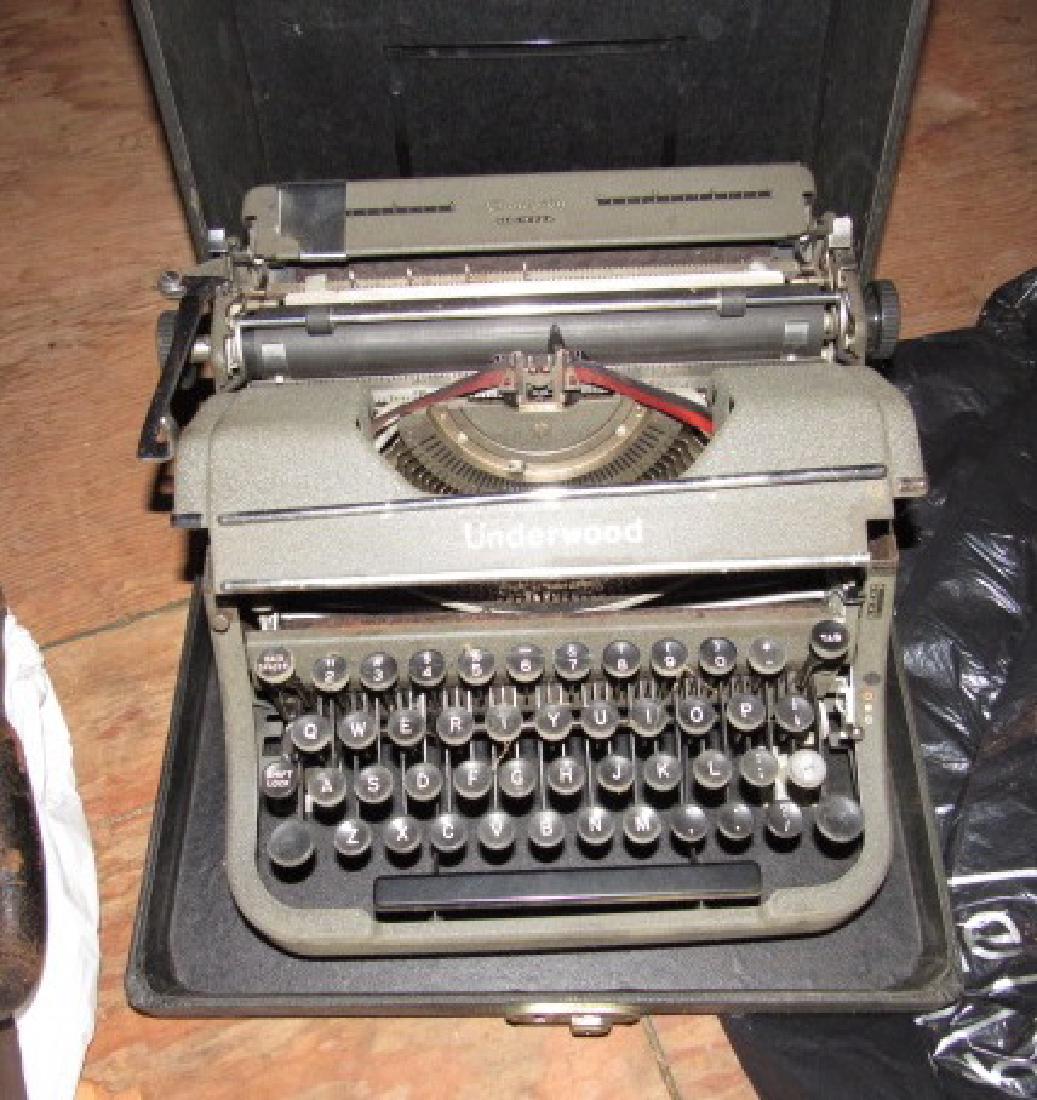 Typewriter & Projector lot: Getting both pictured.