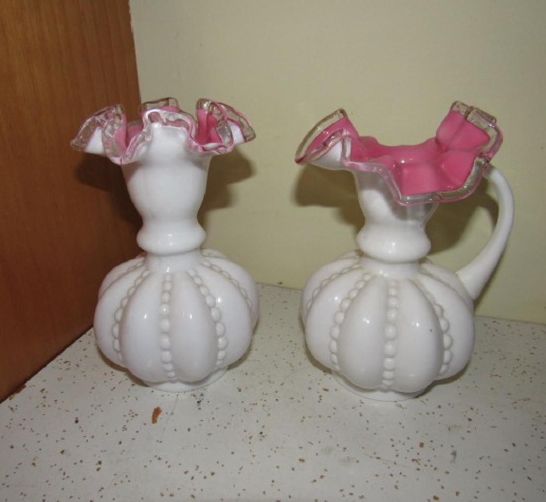 Fenton Vase & Pitcher (1 of 1)