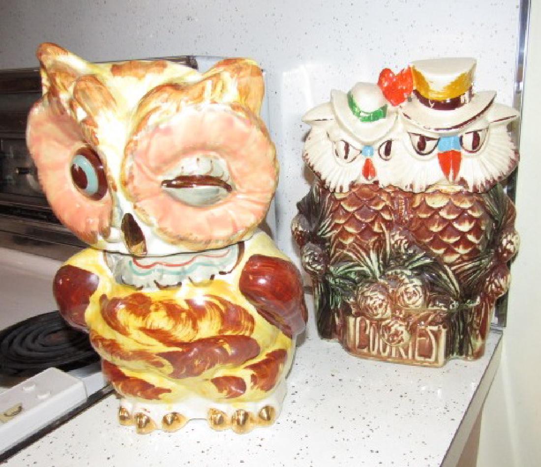 2 Owl Cookie Jars McCoy (1 of 3)
