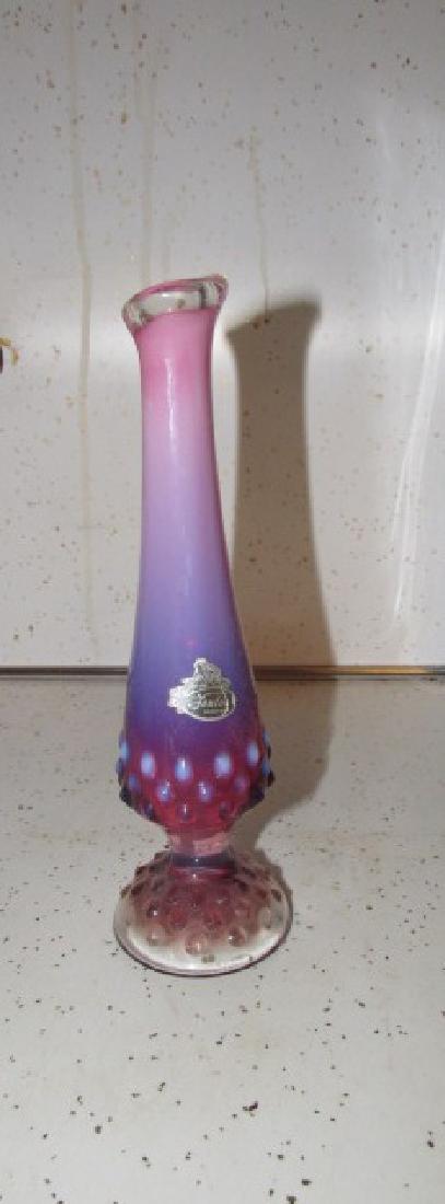 8 1/2" Fenton Bud Vase (1 of 2)