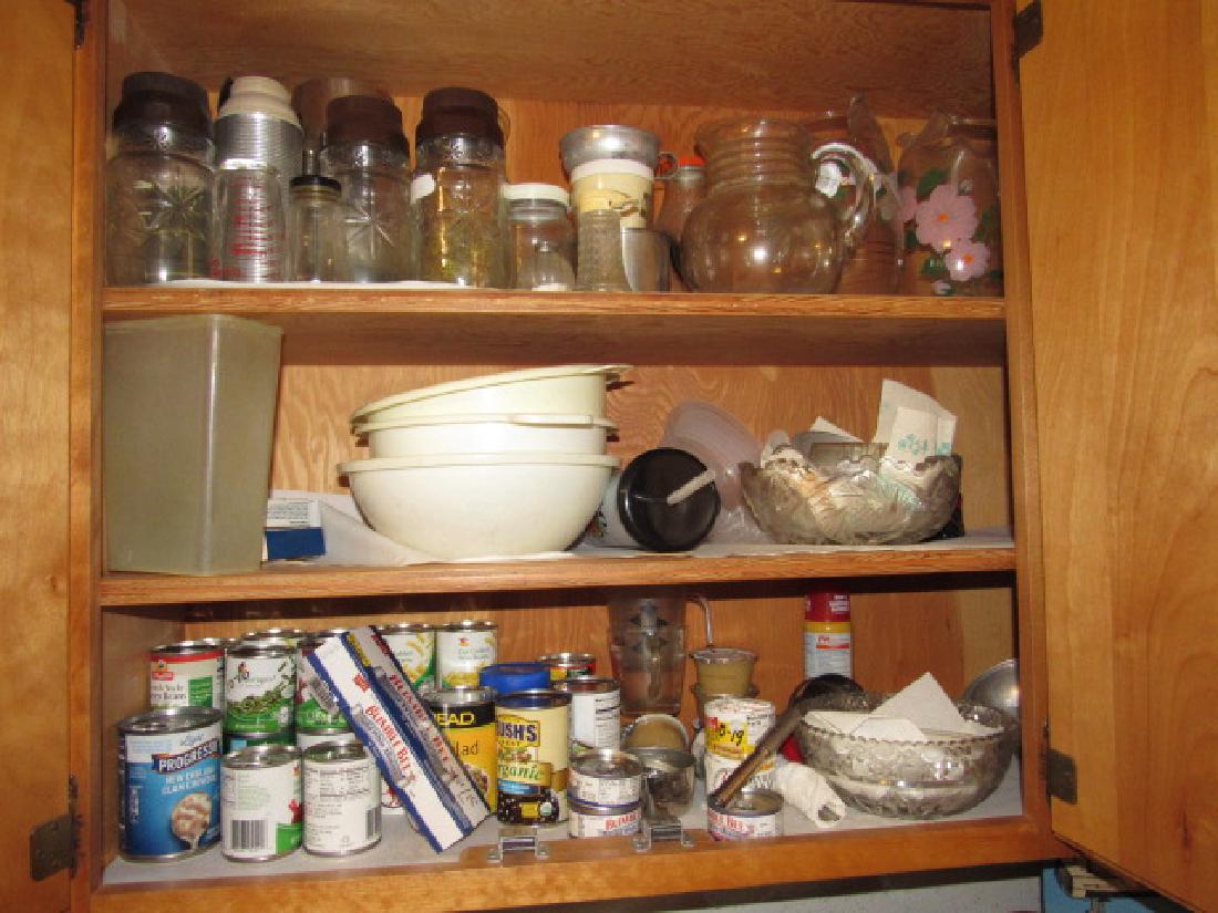 Contents of 3 Kitchen Cabinets (1 of 5)