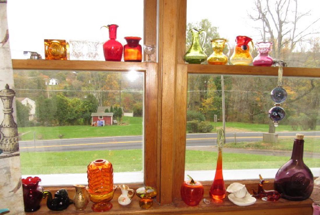 Hand Blown Glassware Lot Blenko Viking Grim (1 of 6)