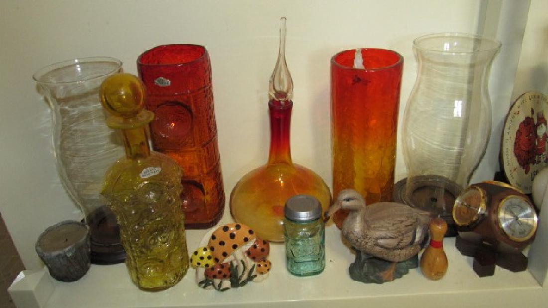 Blenko Shelf Lot: Lot includes all pictured.