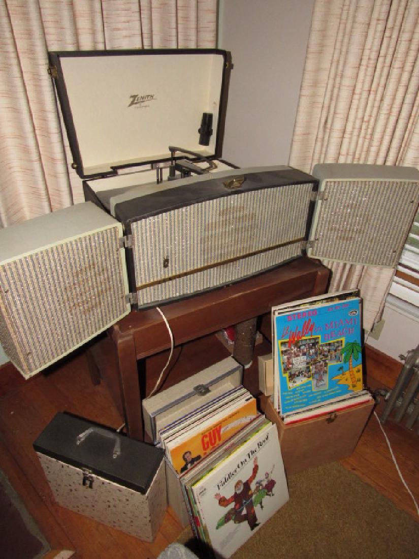 Zentith Turntable Record Player & Records (1 of 9)