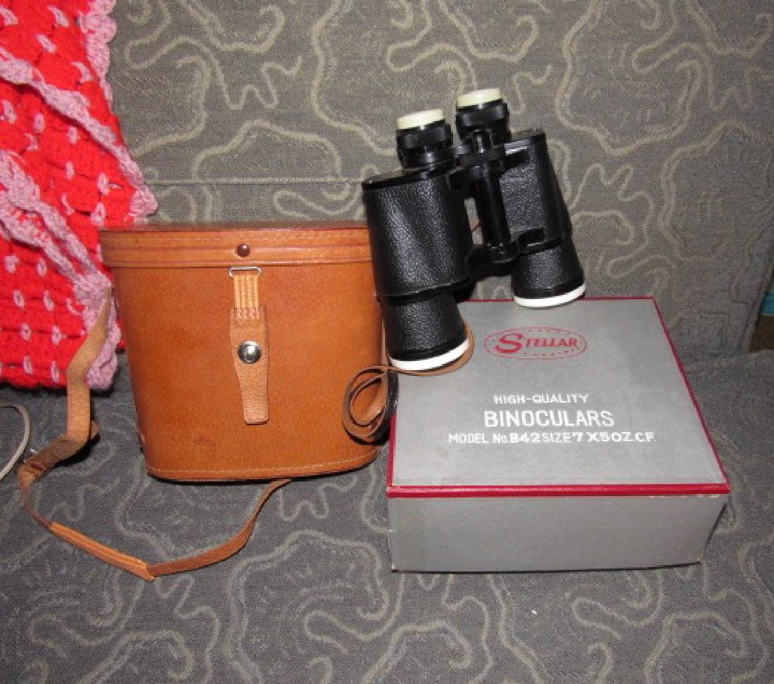 Stellar B42 7x50 ZCF Binoculars: Also included is original box and case