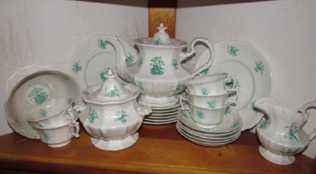 Early Dinner Set Teapot Plates Sugar Bowl: Getting all pictured