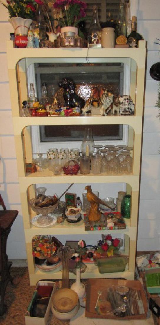 Dog Knick Knacks Glassware Shelf Lot (1 of 8)