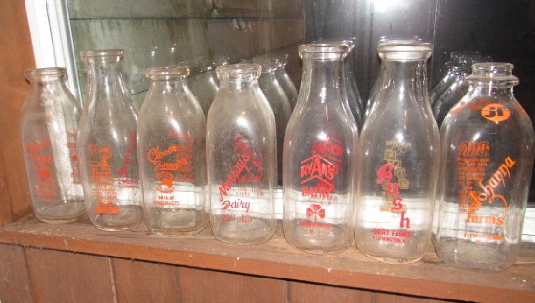 Lot of 7 Milk Bottles Johanna Ryans Murrays (1 of 3)