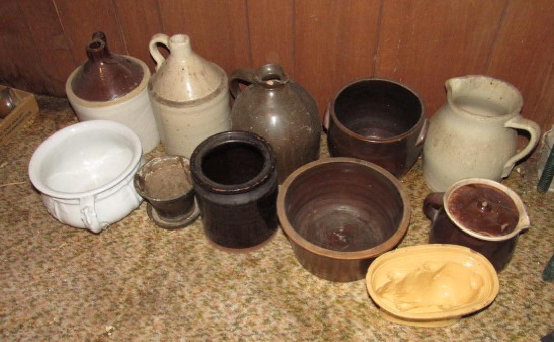 Stoneware Crocks Jugs Redware (1 of 4)
