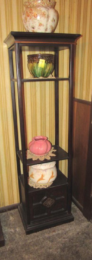 Curio Shelf / Cabinet.  Contents sold separate lot. (1 of 3)