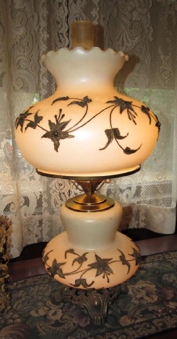 Gone with The Wind Style Lamp: Approx. 29" tall.