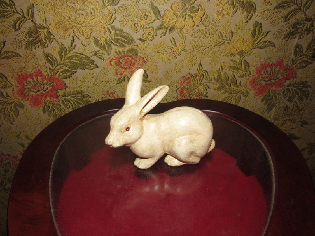 Cast Iron Rabbit Bank (1 of 2)