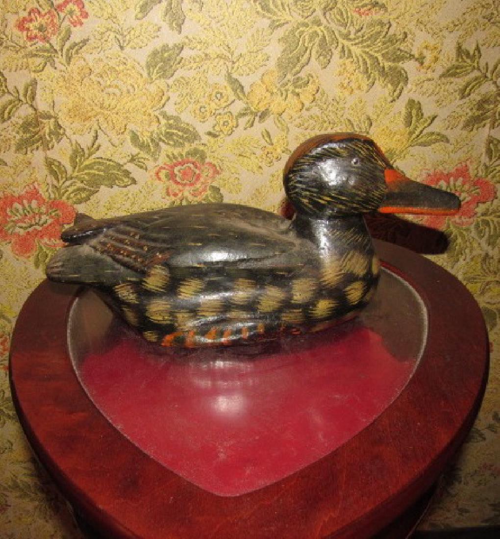 Cast Iron Duck: Approx. 4" x 12" x 6" tall