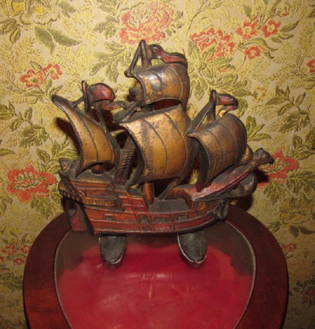 1930 Cast Iron Ship Door Stop (1 of 5)