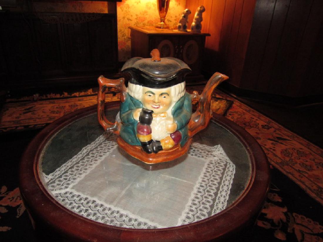 Staffordshire Toby Mug Teapot: Approx. 6" tall.