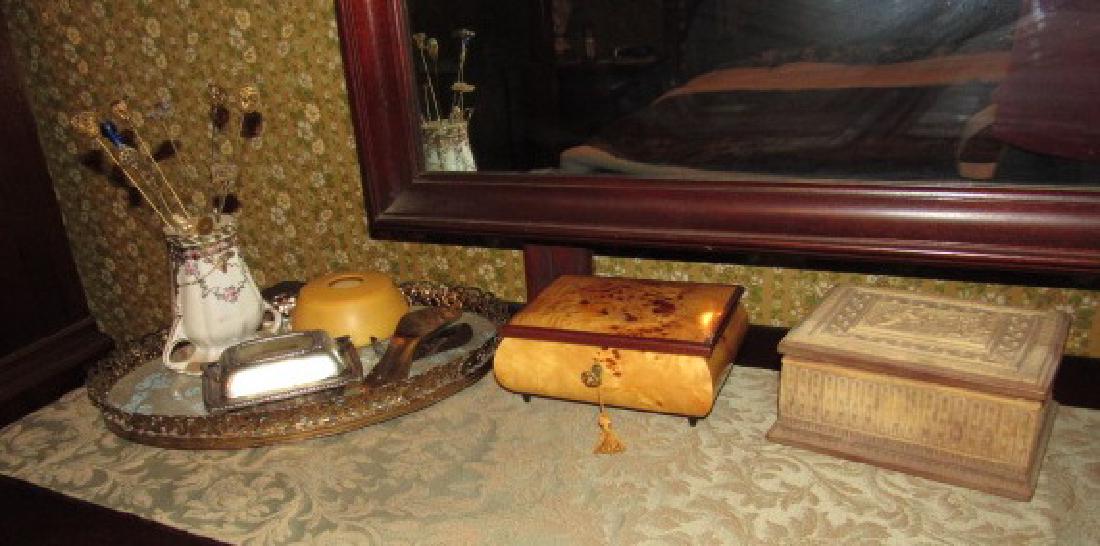 Vanity Lot Stick Pin Holder Jewelry Box: Stick pins sold seperately