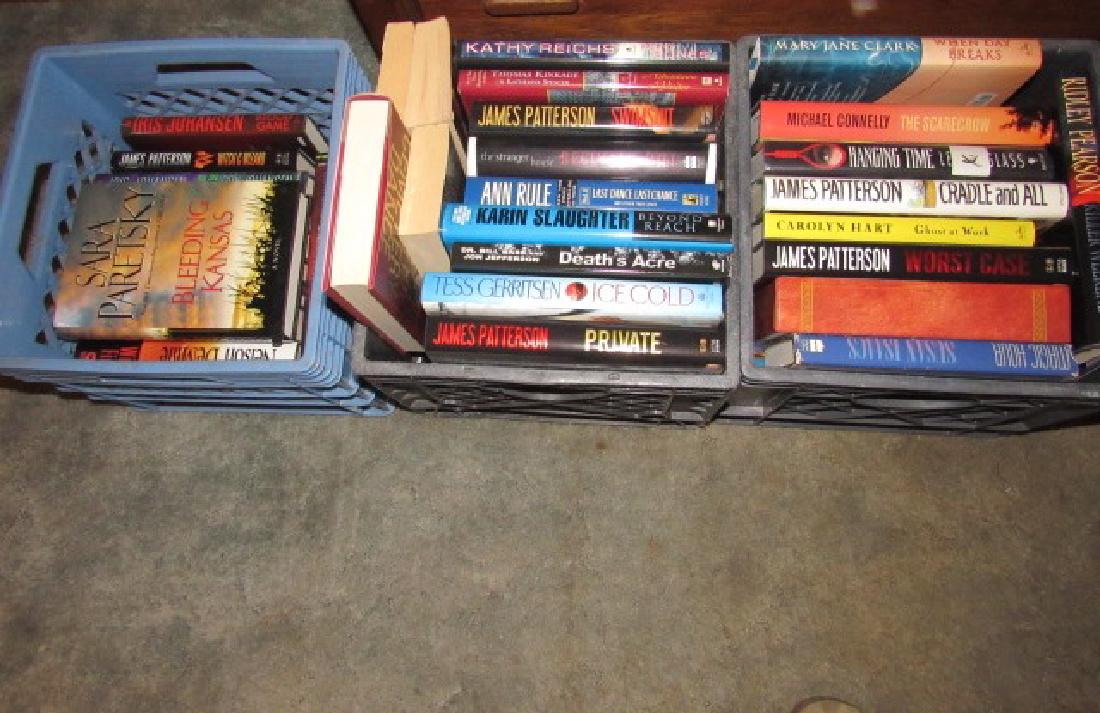 3 Milk Crates of Books: 3 crates of misc. books.
