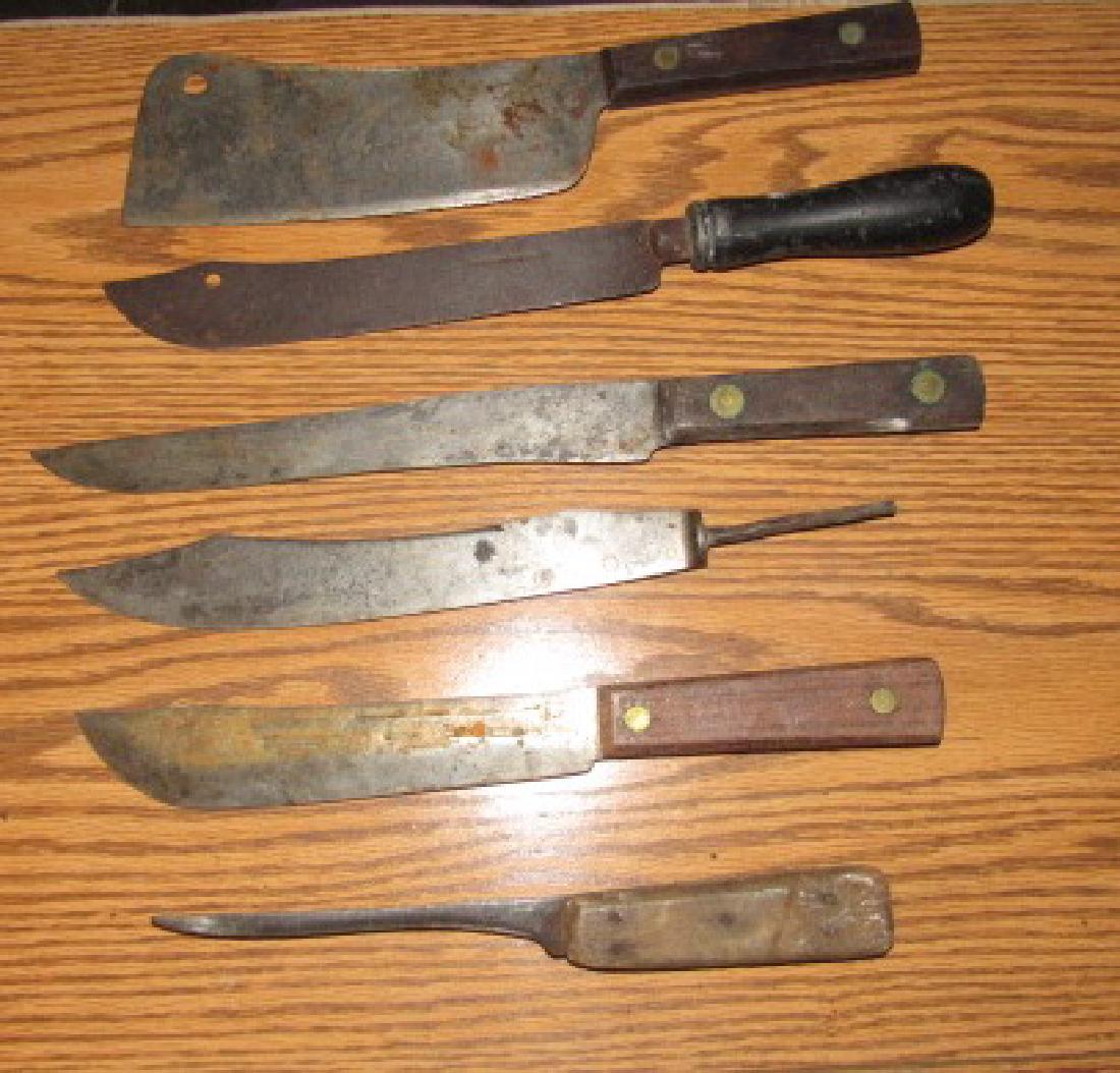 Wilson Robeson Butcher Knives & Meat Cleaver (1 of 3)