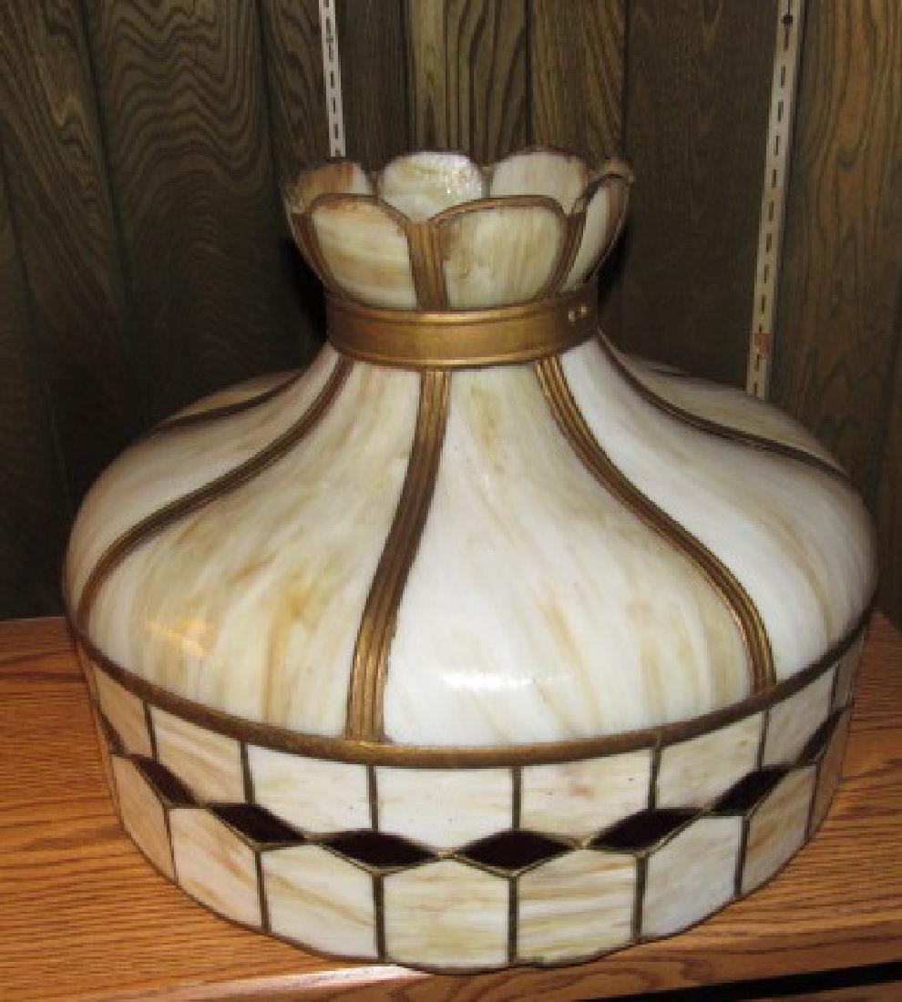 Slag Glass Lamp Shade (1 of 4)