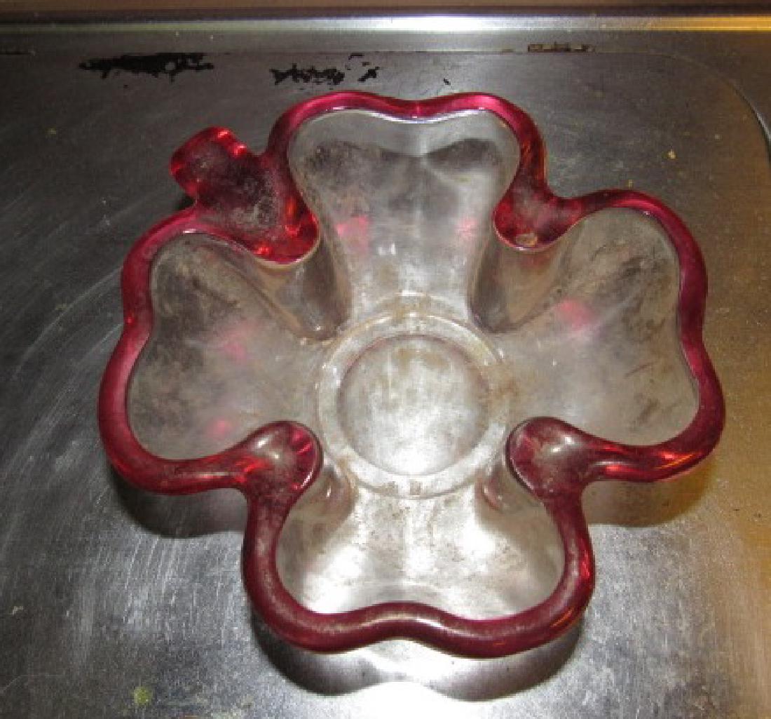 Early Glassware Clover Candy Dish (1 of 2)