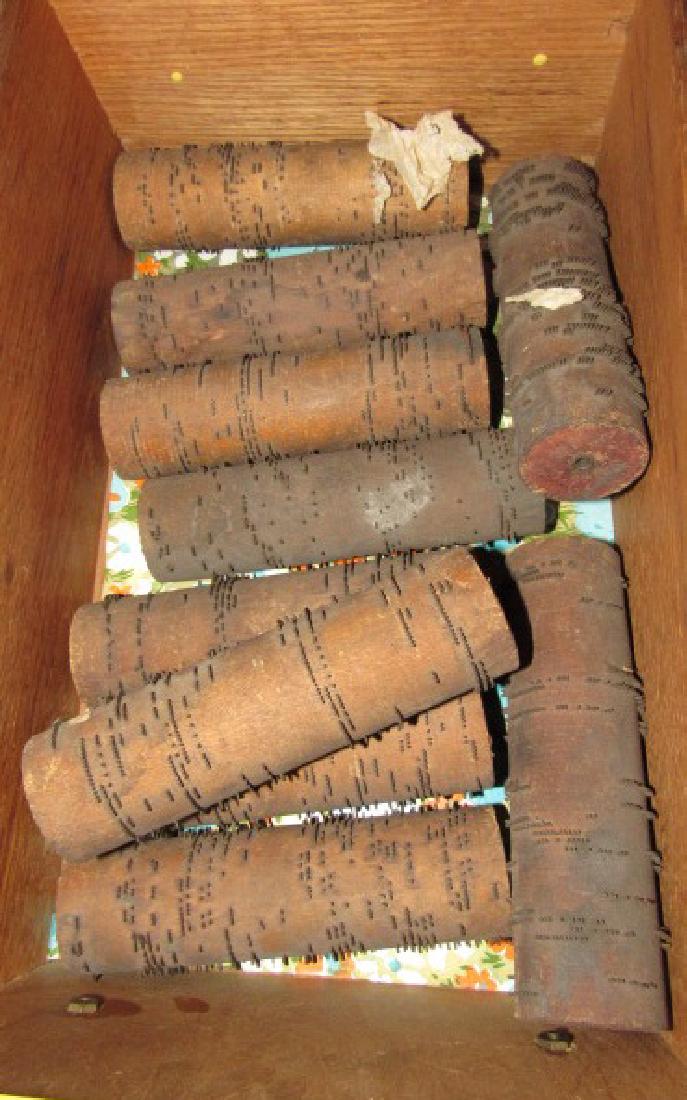 Roller Organ Wheels: Approx. 6 3/8" long