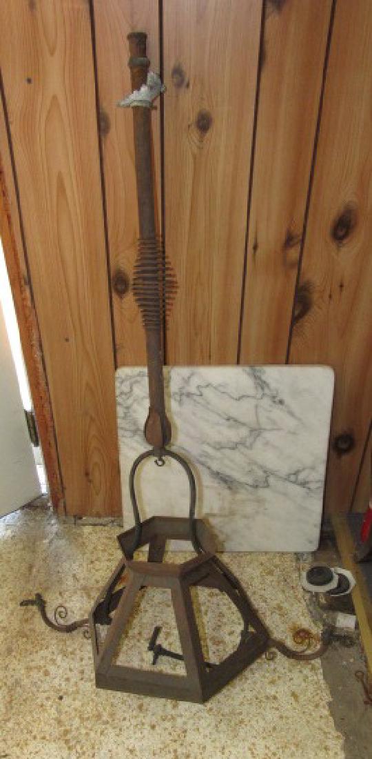 Antique Hanging Gas Light Fixture (1 of 9)