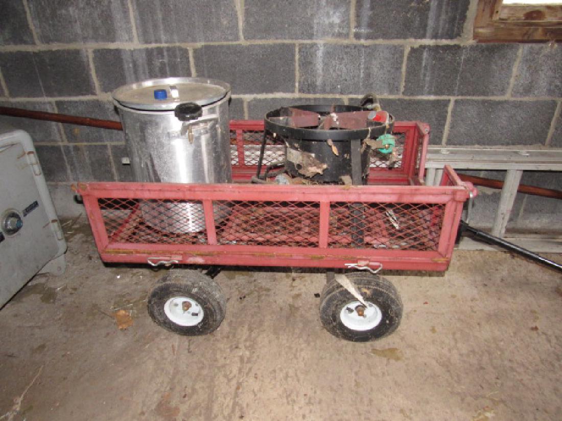 Garden Cart / Wagon & Propane Deep Fryer (1 of 2)