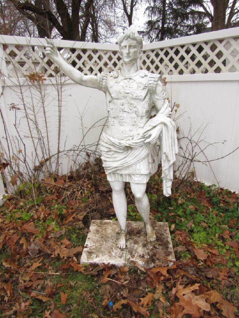 Large Resin Roman Statue (1 of 4)