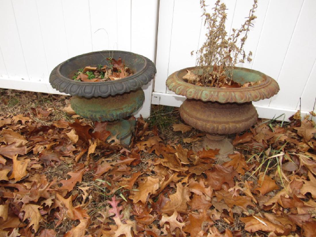 2 Cast Iron Planters (1 of 3)